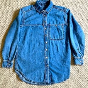 Topshop ladies denim shirt